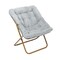 Emma and Oliver Aisling Oversized Folding Saucer Chair for Dorm, Bedroom